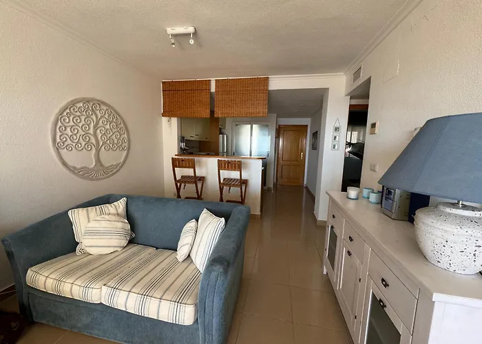 с видом на море и бассейном , 600 м от пляжа * Cala de Finestrat