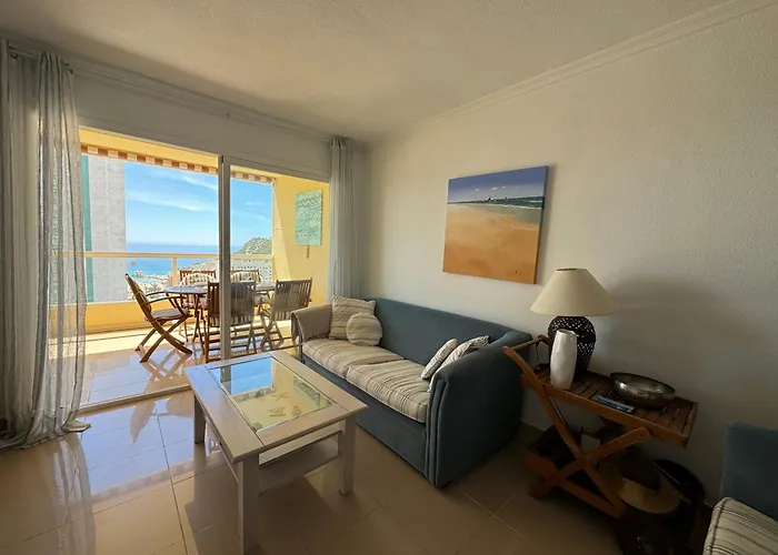 Appartement с видом на море и бассейном , 600 м от пляжа Cala de Finestrat